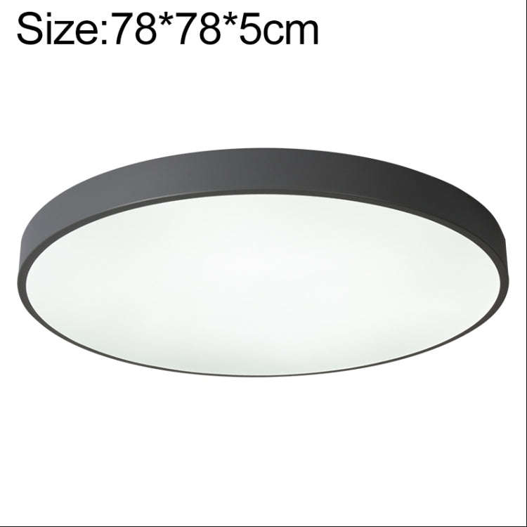 Macaron LED Round Ceiling Lamp, 3-Colors Light, 23cm, 30cm, 40cm, 50cm, 60cm, 78cm