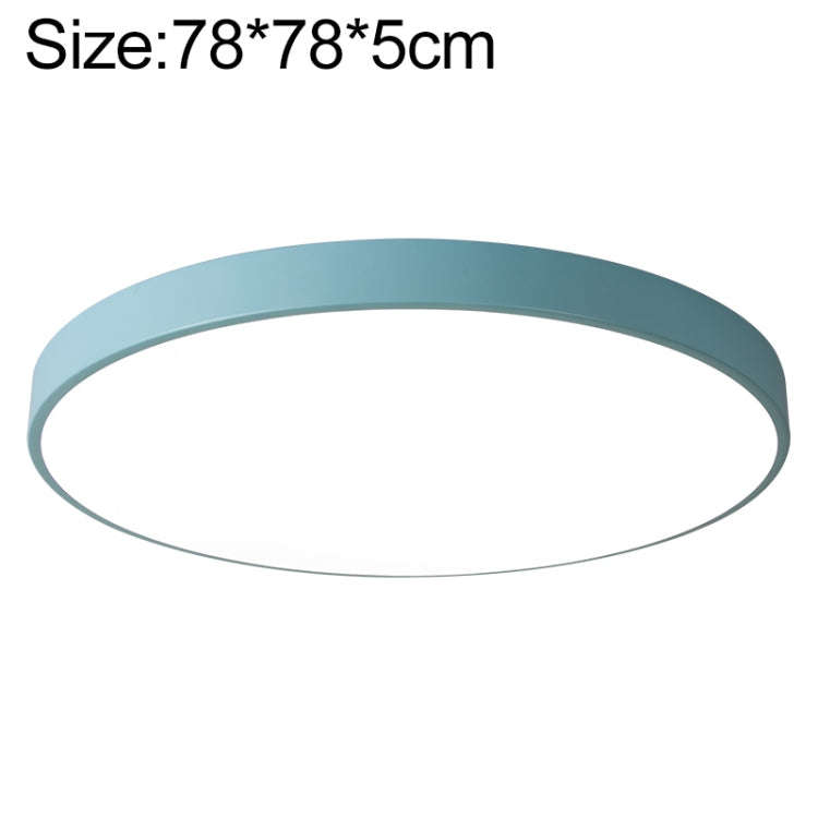 Macaron LED Round Ceiling Lamp, 3-Colors Light, 23cm, 30cm, 40cm, 50cm, 60cm, 78cm