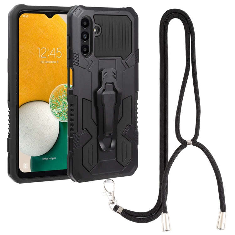 Armor Warrior Shockproof PC + TPU Lanyard Phone Case, For Samsung Galaxy A13 5G, For Infinix Hot ...