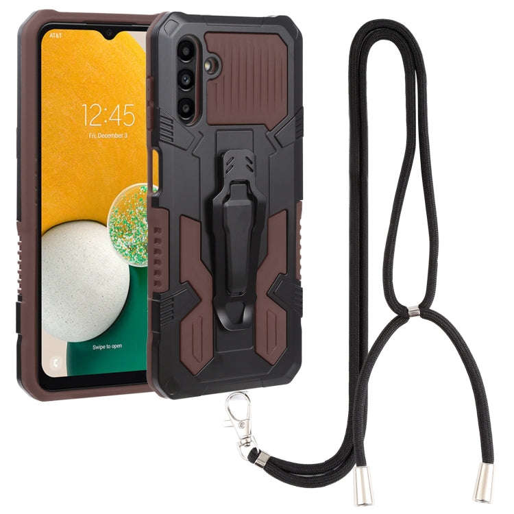 Armor Warrior Shockproof PC + TPU Lanyard Phone Case, For Samsung Galaxy A13 5G, For Infinix Hot ...