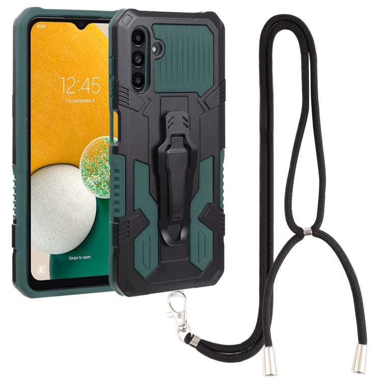 Armor Warrior Shockproof PC + TPU Lanyard Phone Case, For Samsung Galaxy A13 5G, For Infinix Hot ...