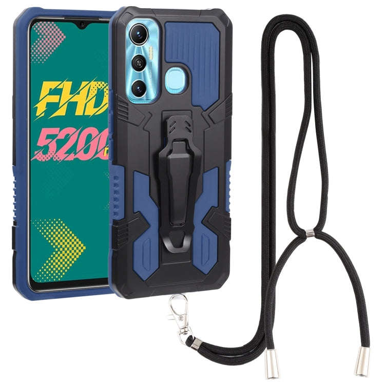 Armor Warrior Shockproof PC + TPU Lanyard Phone Case, For Samsung Galaxy A13 5G, For Infinix Hot ...