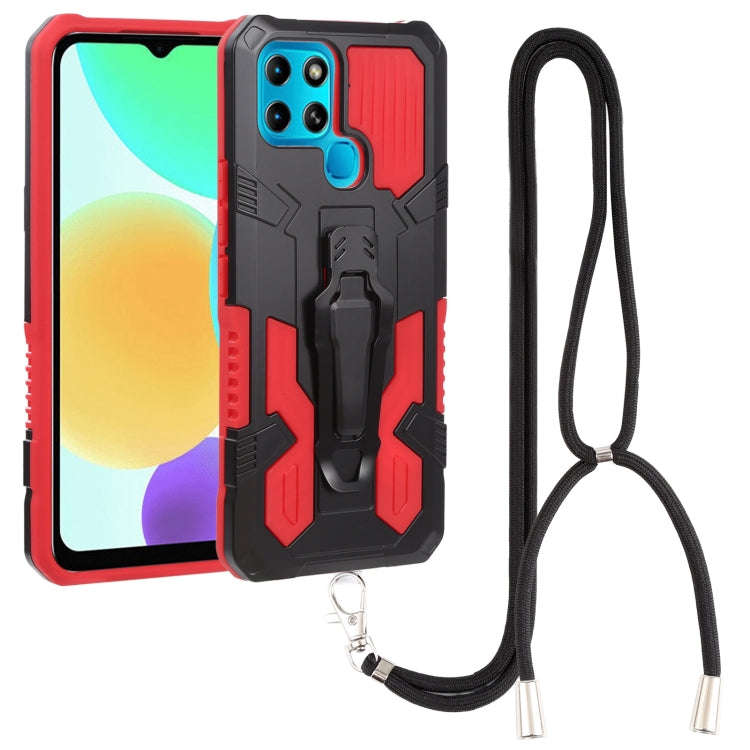 Armor Warrior Shockproof PC + TPU Lanyard Phone Case, For Samsung Galaxy A13 5G, For Infinix Hot ...