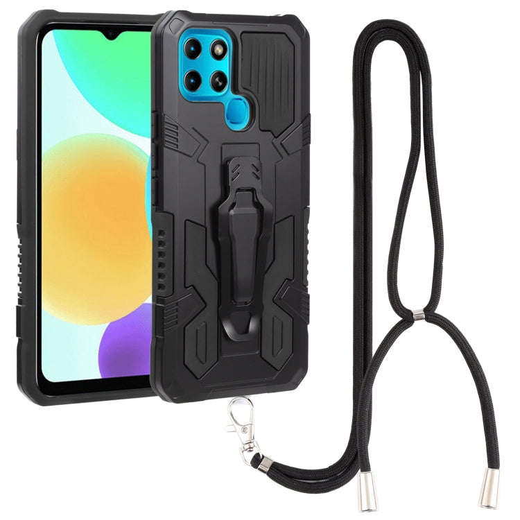 Armor Warrior Shockproof PC + TPU Lanyard Phone Case, For Samsung Galaxy A13 5G, For Infinix Hot ...