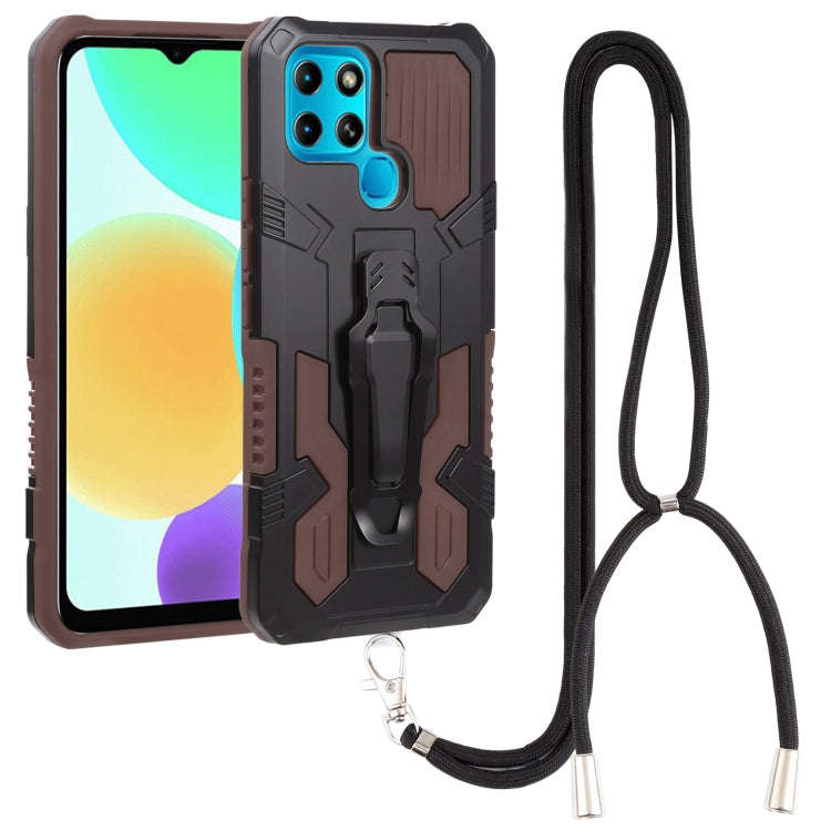 Armor Warrior Shockproof PC + TPU Lanyard Phone Case, For Samsung Galaxy A13 5G, For Infinix Hot ...