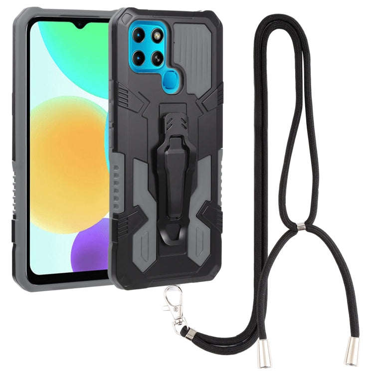 Armor Warrior Shockproof PC + TPU Lanyard Phone Case, For Samsung Galaxy A13 5G, For Infinix Hot ...