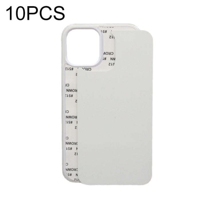 10 PCS 2D Blank Sublimation Phone Case, For iPhone 13 mini, For iPhone 13, For iPhone 13 Pro, For...