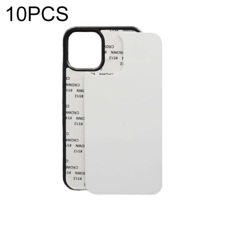 10 PCS 2D Blank Sublimation Phone Case, For iPhone 13 mini, For iPhone 13, For iPhone 13 Pro, For...