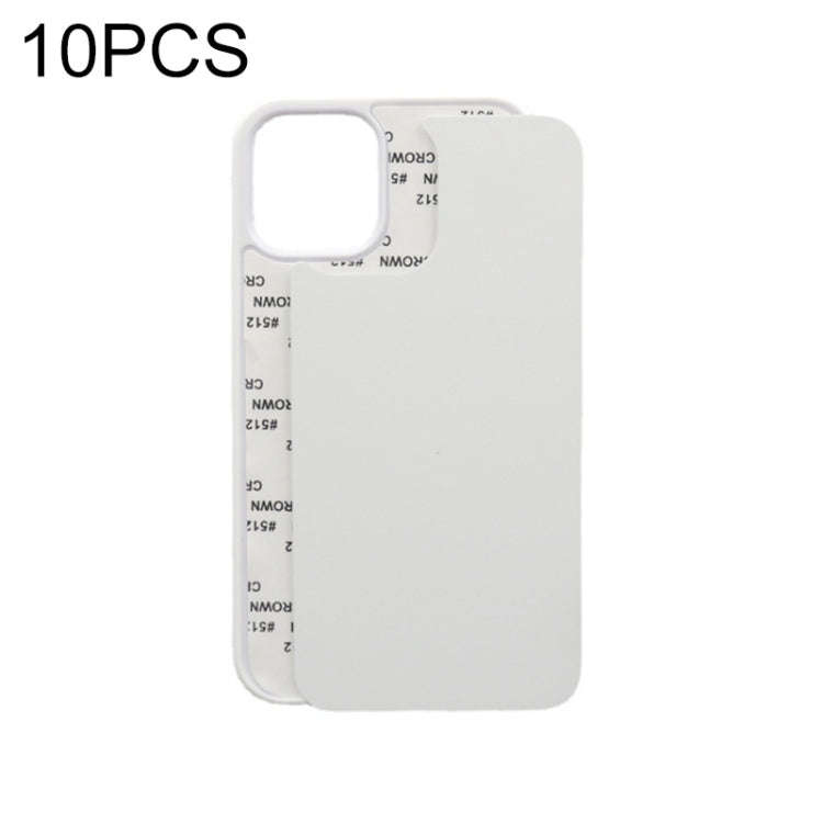 10 PCS 2D Blank Sublimation Phone Case, For iPhone 13 mini, For iPhone 13, For iPhone 13 Pro, For...
