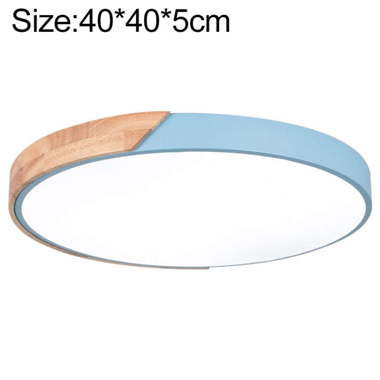 Wood Macaron LED Round Ceiling Lamp, White Light, 23cm, 30cm, 40cm, 50cm, 60cm