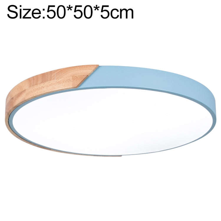 Wood Macaron LED Round Ceiling Lamp, White Light, 23cm, 30cm, 40cm, 50cm, 60cm
