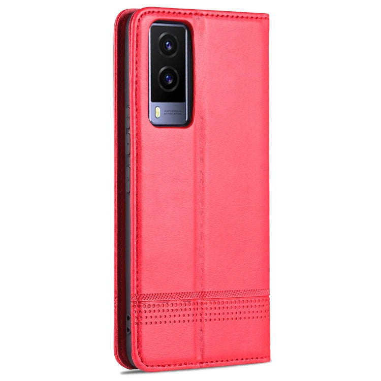 AZNS Magnetic Calf Texture Horizontal Flip Leather Phone Case, For vivo Y71t / V21e 5G, For Samsu...
