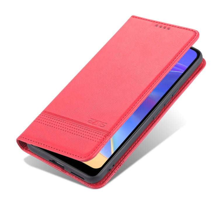 AZNS Magnetic Calf Texture Horizontal Flip Leather Phone Case, For vivo Y71t / V21e 5G, For Samsu...