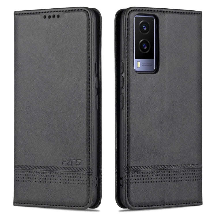 AZNS Magnetic Calf Texture Horizontal Flip Leather Phone Case, For vivo Y71t / V21e 5G, For Samsu...