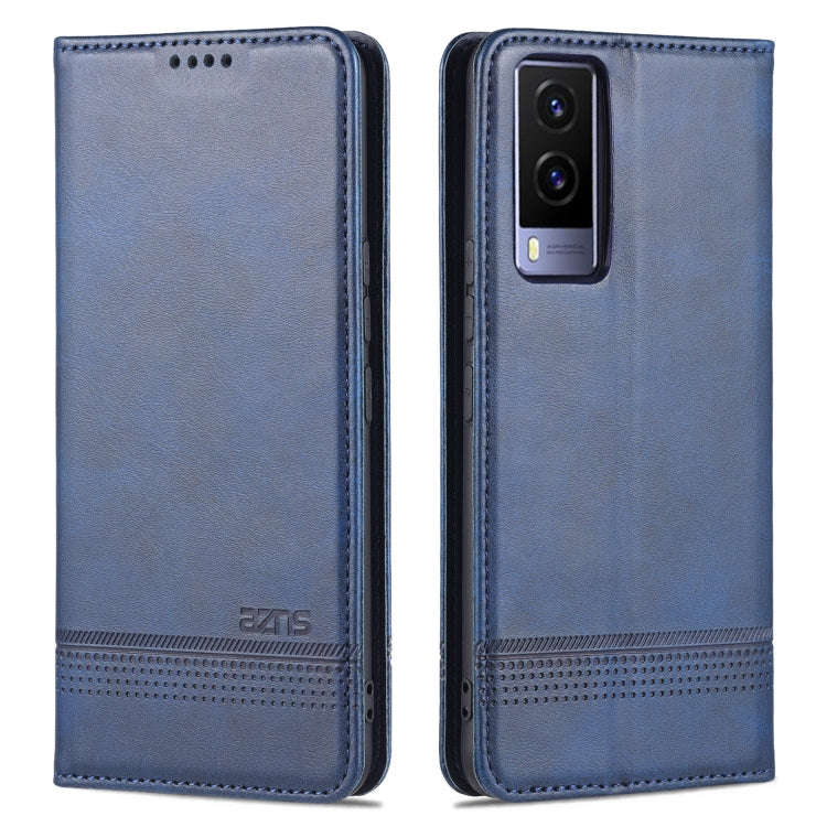 AZNS Magnetic Calf Texture Horizontal Flip Leather Phone Case, For vivo Y71t / V21e 5G, For Samsu...