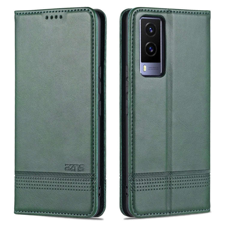 AZNS Magnetic Calf Texture Horizontal Flip Leather Phone Case, For vivo Y71t / V21e 5G, For Samsu...