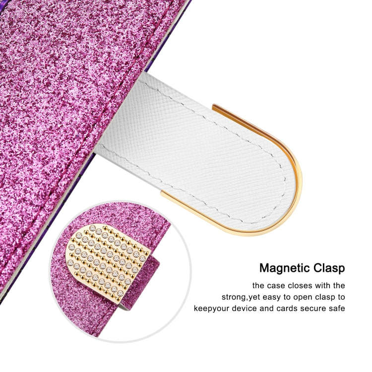 Laser Glitter Powder Matching Crocodile Texture Leather Case, For Samsung Galaxy A33 5G, For Sams...