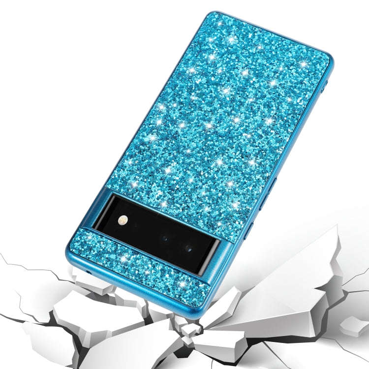 Glitter Powder Shockproof TPU Protective Phone Case, For Google Pixel 6, For Google Pixel 6 Pro, ...