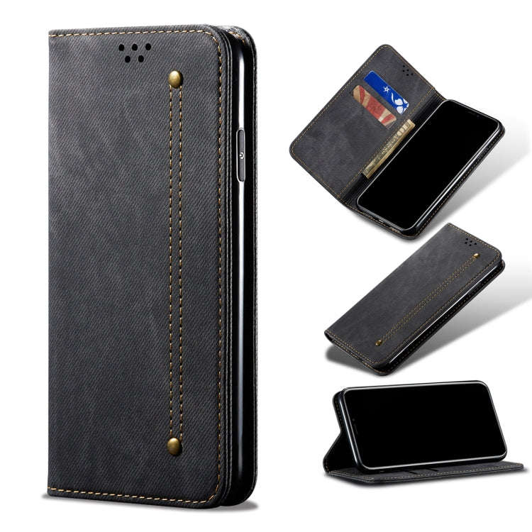 Denim Texture Casual Style Leather Phone Case, For OPPO Reno7 5G, For OPPO Reno7 Pro 5G, For OPPO...