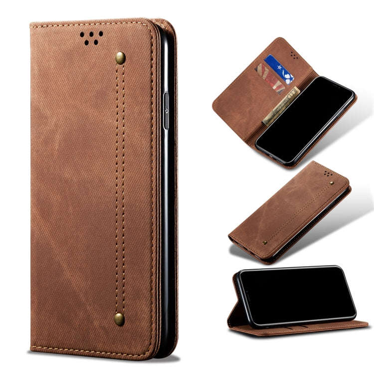 Denim Texture Casual Style Leather Phone Case, For OPPO Reno7 5G, For OPPO Reno7 Pro 5G, For OPPO...