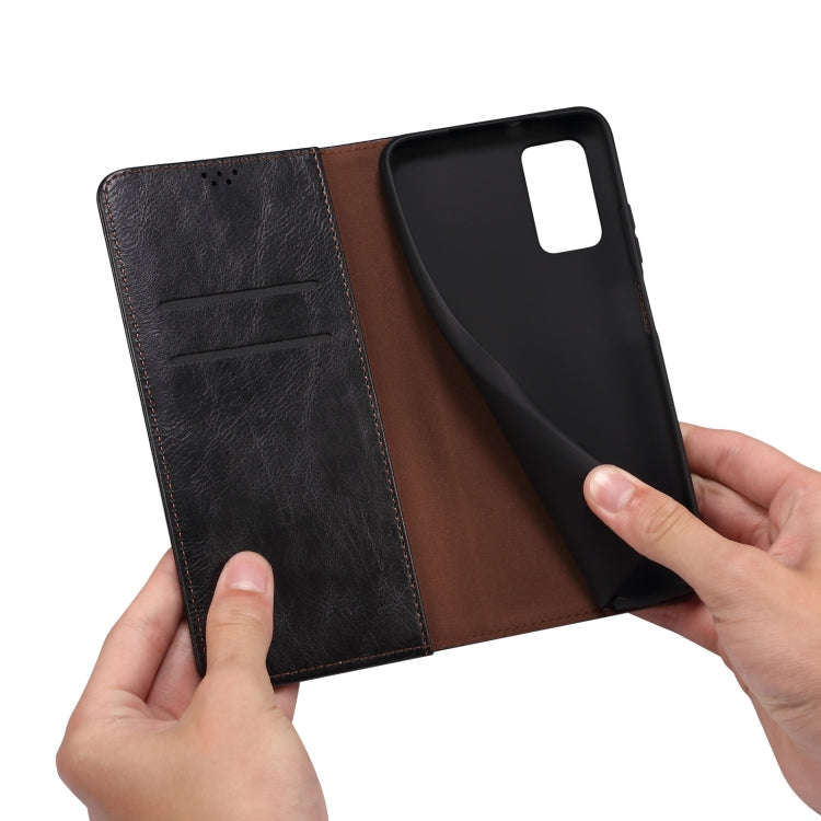 Simple Wax Crazy Horse Texture Leather Phone Case, For OPPO Reno7 5G, For OPPO Reno7 Pro 5G, For ...