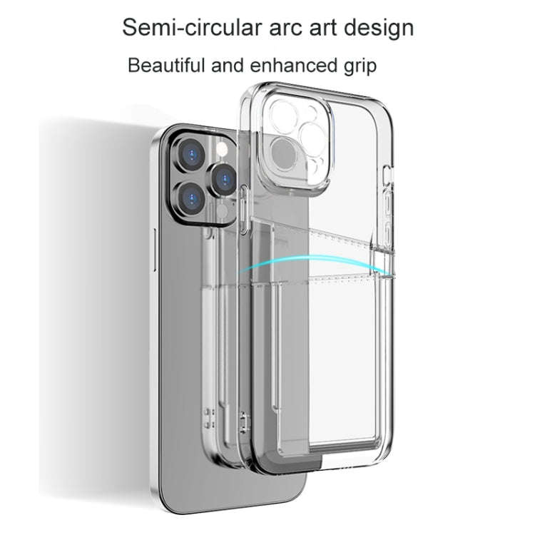 Dual Card TPU Phone Case, For iPhone 12 Pro Max