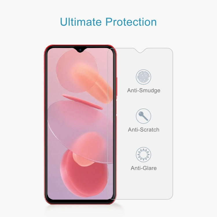 50 PCS 0.26mm 9H 2.5D Tempered Glass Film