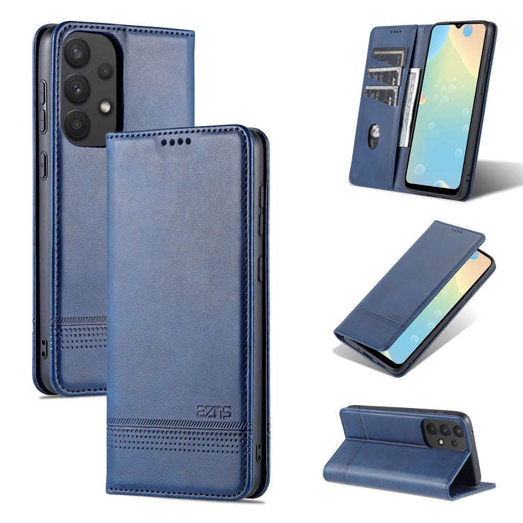 AZNS Magnetic Calf Texture Horizontal Flip Leather Phone Case, For Samsung Galaxy A33 5G, For Sam...