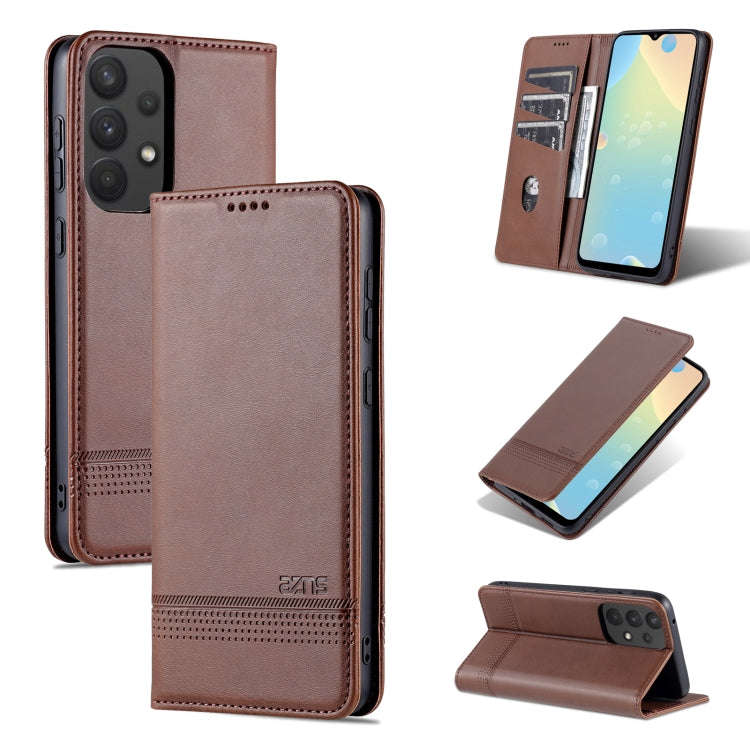 AZNS Magnetic Calf Texture Horizontal Flip Leather Phone Case, For Samsung Galaxy A33 5G, For Sam...