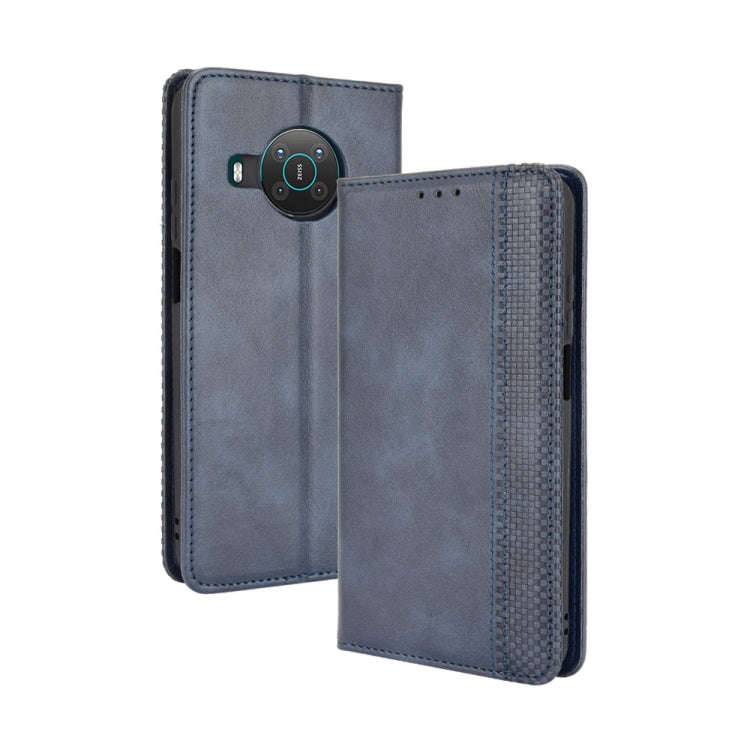 Magnetic Buckle Retro Texture Leather Phone Case, For Nokia X100 / X10 / X20, For Oukitel K9 Pro,...
