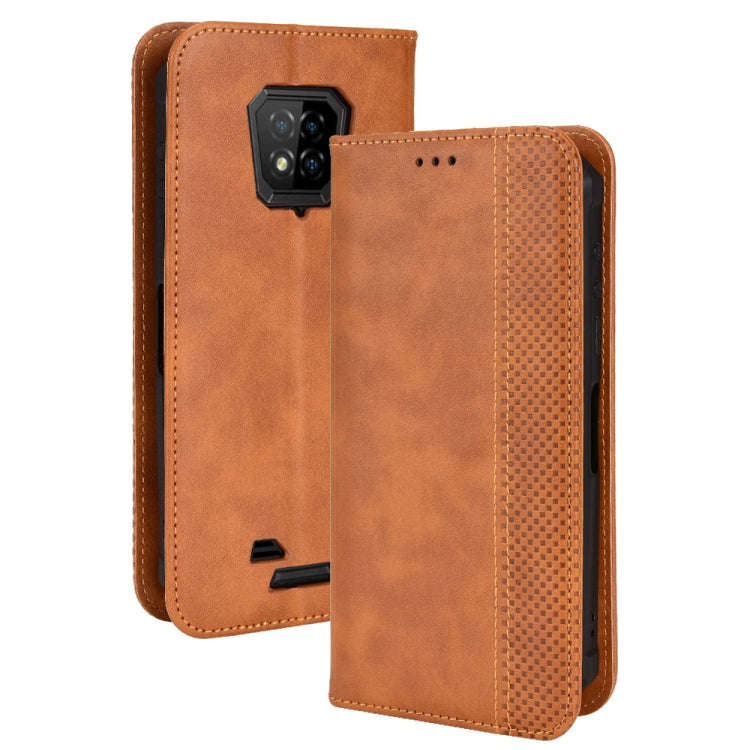 Magnetic Buckle Retro Texture Leather Phone Case, For Nokia X100 / X10 / X20, For Oukitel K9 Pro,...