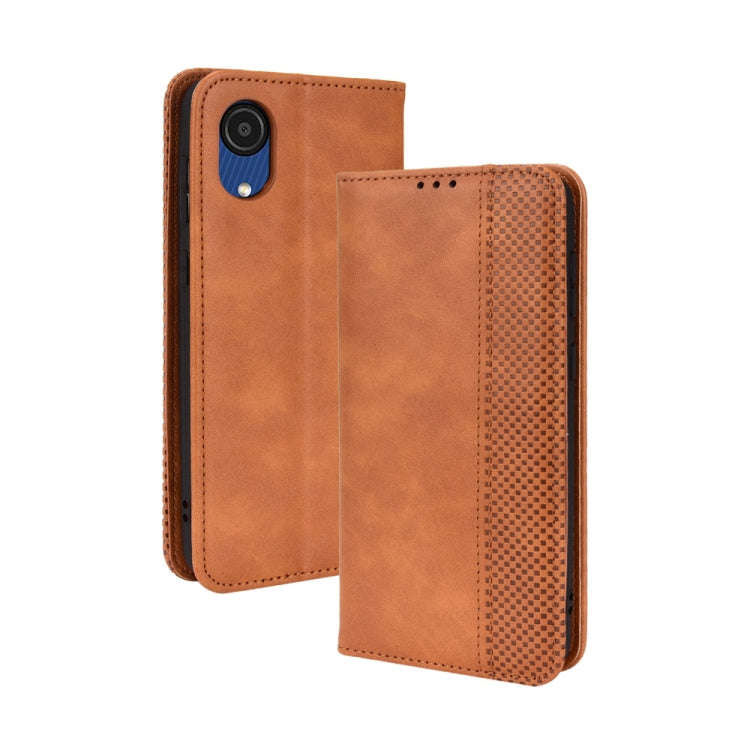 Magnetic Buckle Retro Texture Leather Phone Case, For Nokia X100 / X10 / X20, For Oukitel K9 Pro,...