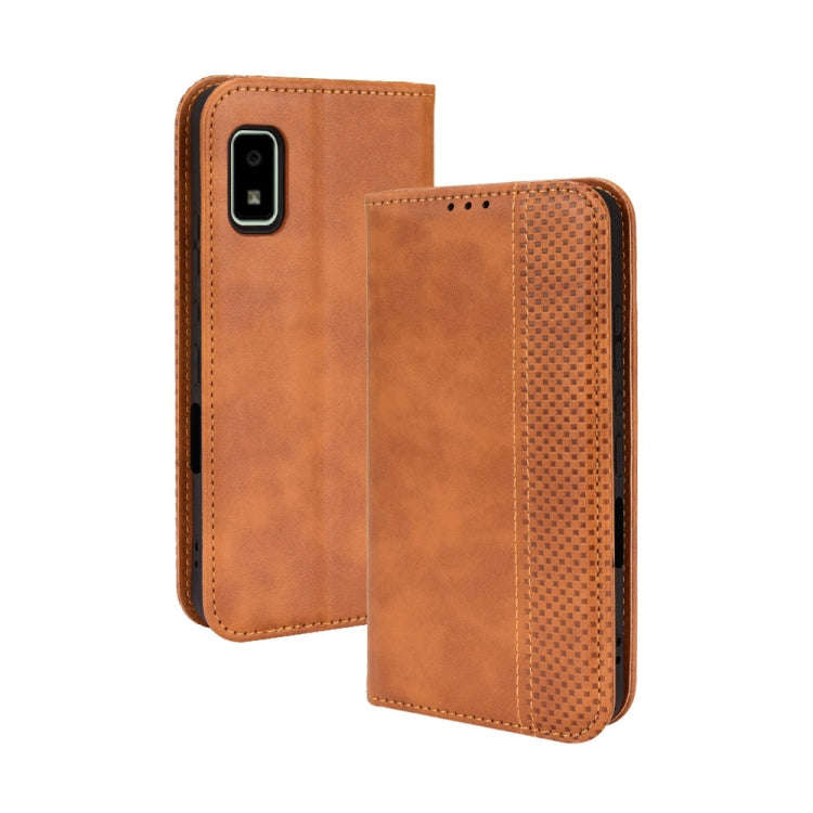 Magnetic Buckle Retro Texture Leather Phone Case, For Nokia X100 / X10 / X20, For Oukitel K9 Pro,...