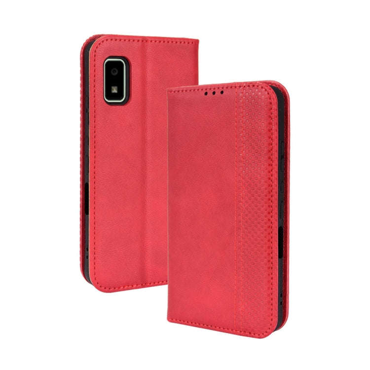 Magnetic Buckle Retro Texture Leather Phone Case, For Nokia X100 / X10 / X20, For Oukitel K9 Pro,...