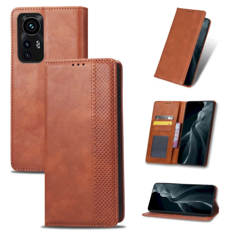 Magnetic Buckle Retro Texture Leather Phone Case, For Nokia X100 / X10 / X20, For Oukitel K9 Pro,...