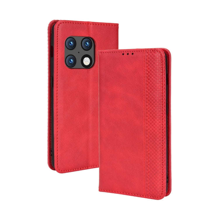 Magnetic Buckle Retro Texture Leather Phone Case, For Nokia X100 / X10 / X20, For Oukitel K9 Pro,...