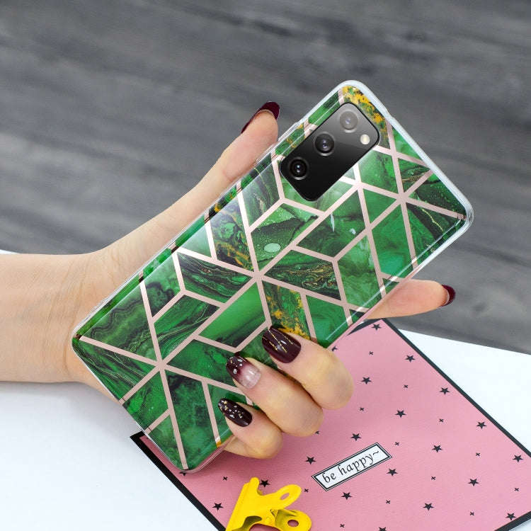 Electroplating TPU Protective Phone Case, For Samsung Galaxy A03s 166mm EU Version, For Samsung G...