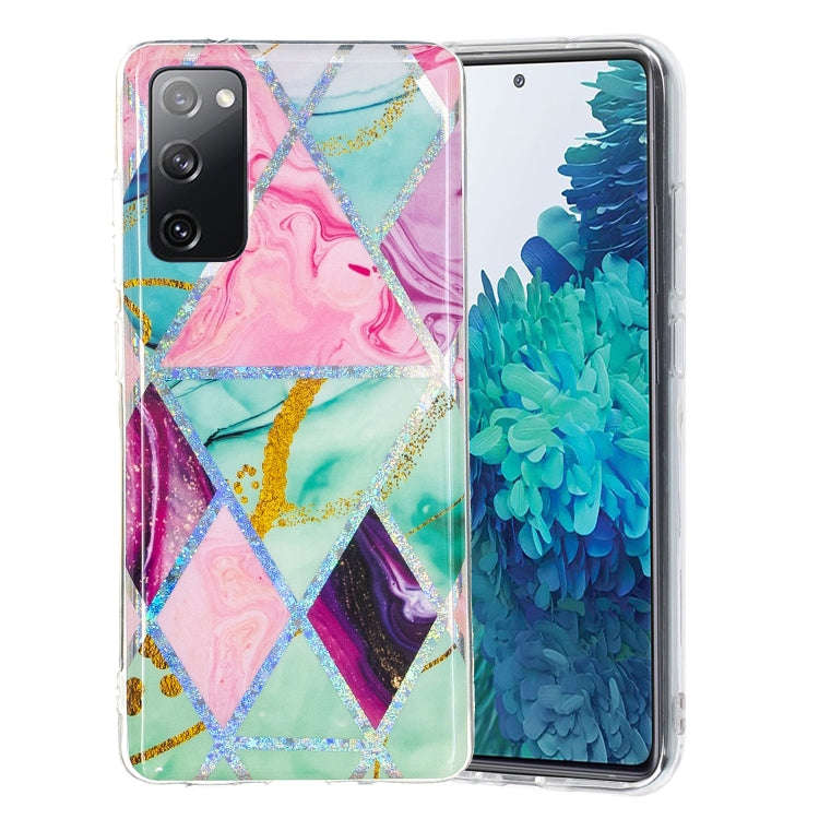 Electroplating TPU Protective Phone Case, For Samsung Galaxy A03s 166mm EU Version, For Samsung G...