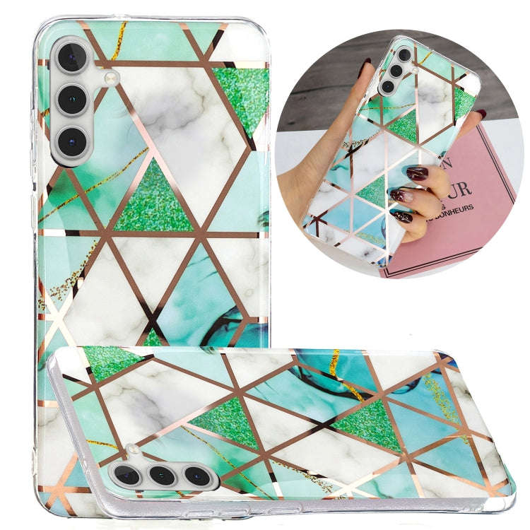 Electroplating TPU Protective Phone Case, For Samsung Galaxy A03s 166mm EU Version, For Samsung G...