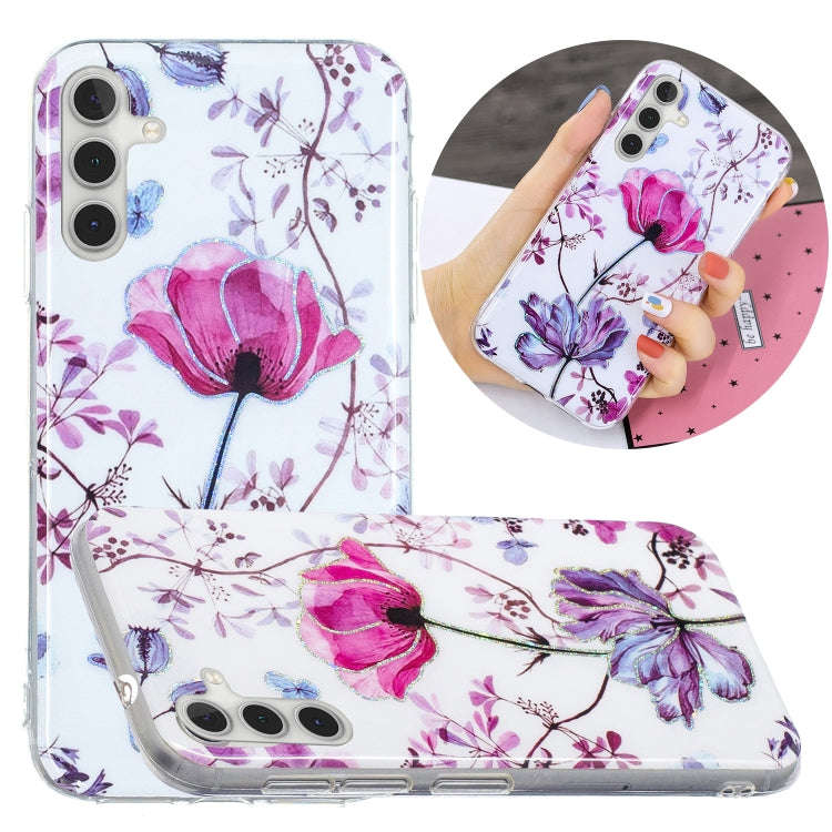 Electroplating TPU Protective Phone Case, For Samsung Galaxy A03s 166mm EU Version, For Samsung G...