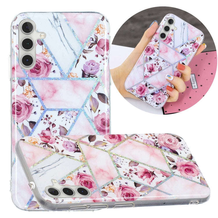 Electroplating TPU Protective Phone Case, For Samsung Galaxy A03s 166mm EU Version, For Samsung G...
