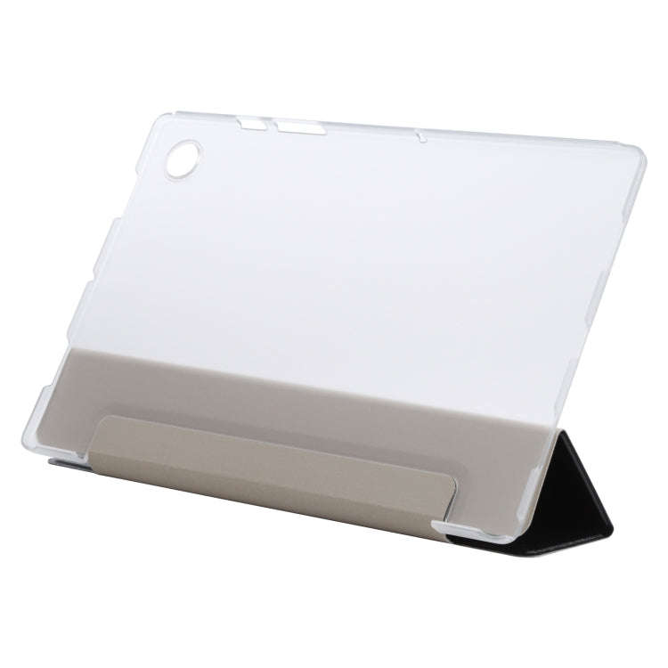 Silk Texture 3-fold Leather Tablet Case, For Samsung Galaxy Tab A8 10.5 2021 X200 / X205