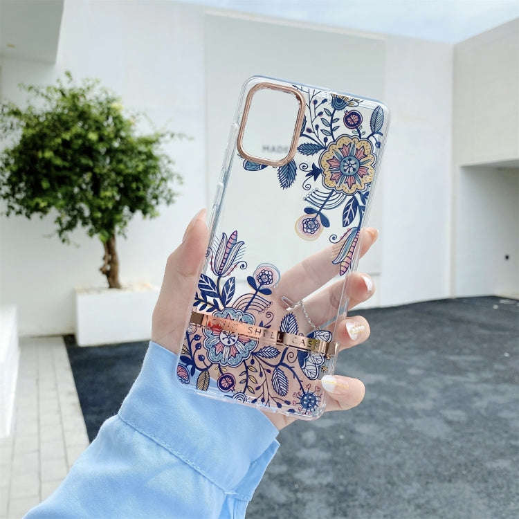 Translucent Plating Flower Phone Case, For Samsung Galaxy A03s 166mm, For Samsung Galaxy A42 5G, ...