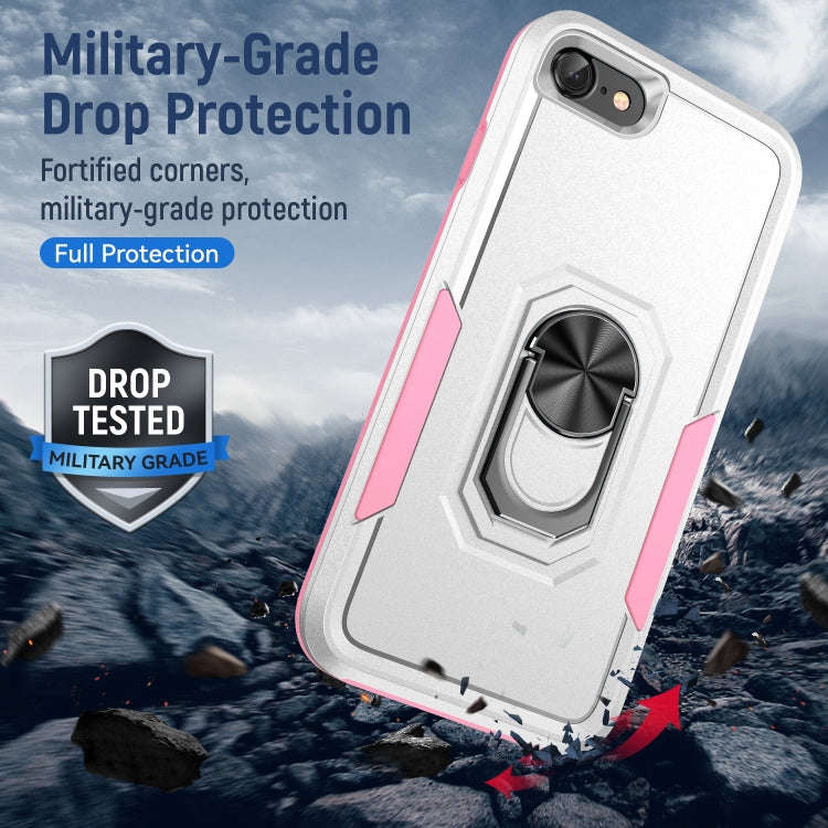 Pioneer Armor Heavy Duty PC + TPU Holder Phone Case, For iPhone SE 2022 / SE 2020 / 8 / 7, For iP...