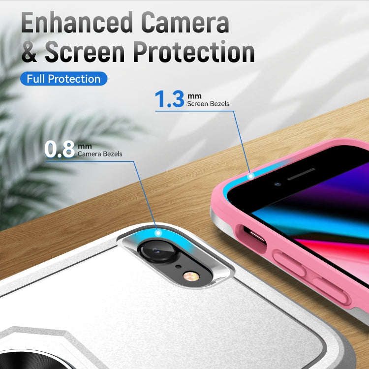 Pioneer Armor Heavy Duty PC + TPU Holder Phone Case, For iPhone SE 2022 / SE 2020 / 8 / 7, For iP...