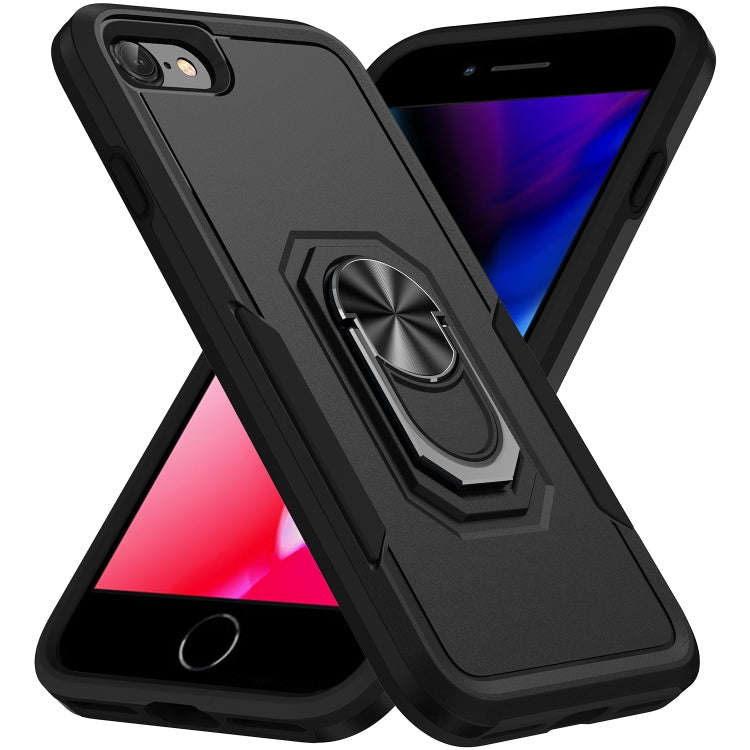 Pioneer Armor Heavy Duty PC + TPU Holder Phone Case, For iPhone SE 2022 / SE 2020 / 8 / 7, For iP...