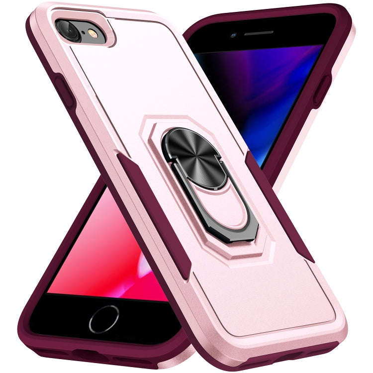 Pioneer Armor Heavy Duty PC + TPU Holder Phone Case, For iPhone SE 2022 / SE 2020 / 8 / 7, For iP...