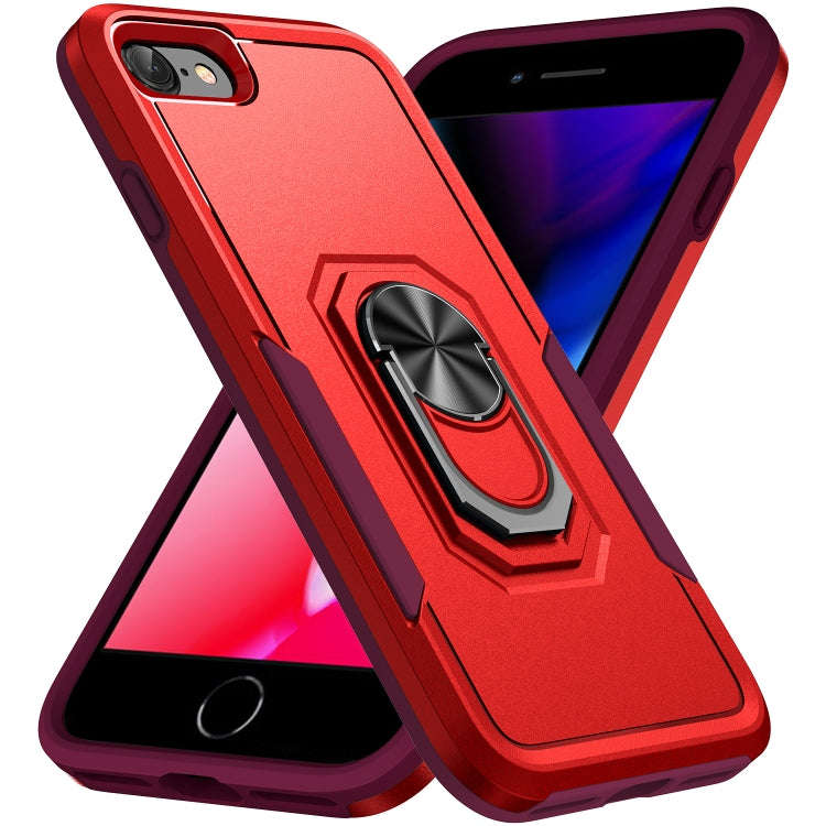 Pioneer Armor Heavy Duty PC + TPU Holder Phone Case, For iPhone SE 2022 / SE 2020 / 8 / 7, For iP...