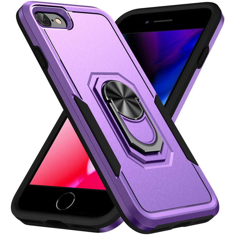 Pioneer Armor Heavy Duty PC + TPU Holder Phone Case, For iPhone SE 2022 / SE 2020 / 8 / 7, For iP...
