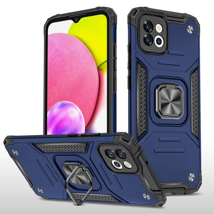 Magnetic Armor TPU + PC Holder Phone Case, For Samsung Galaxy A03 164mm